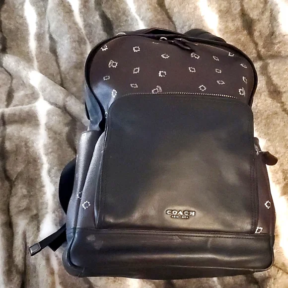 Rare Find Coach Maroon Twinkle BookBag Crosby Backpack 28 in Merlot : r/Coach main image 2